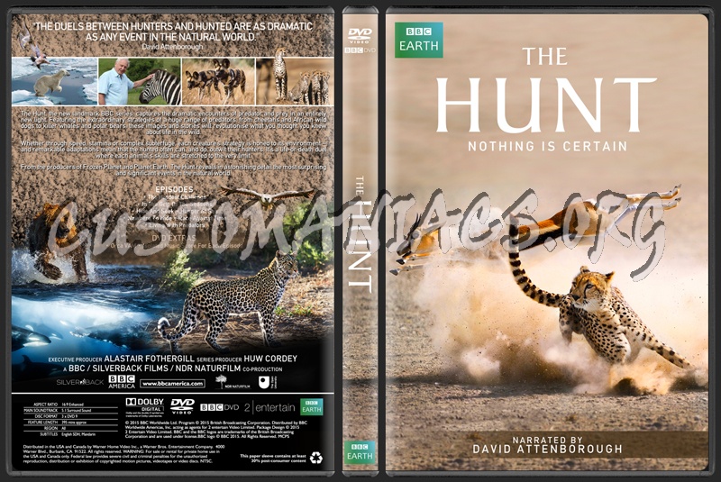 The Hunt David Attenborough dvd cover