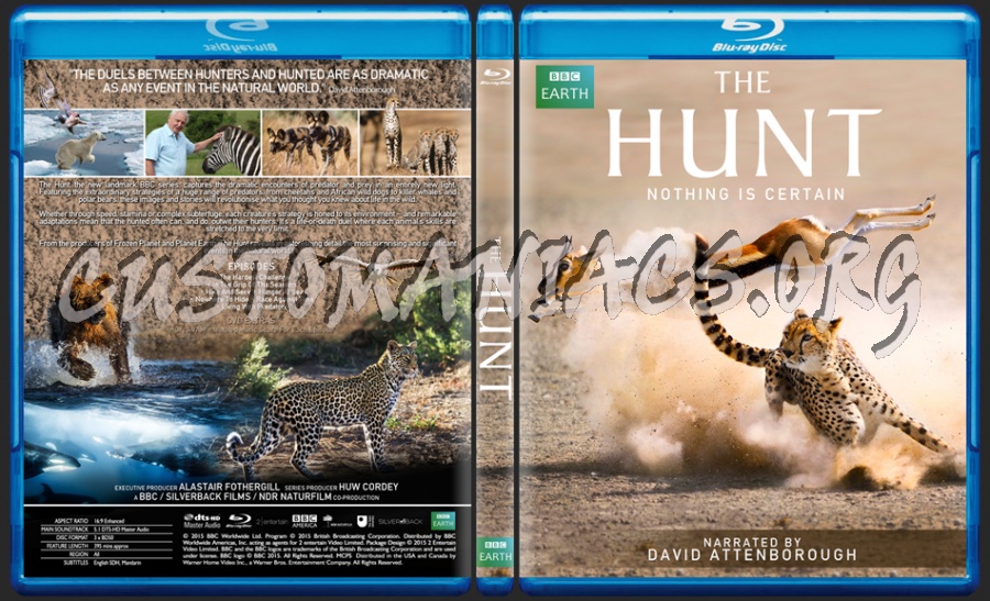 The Hunt David Attenborough dvd cover