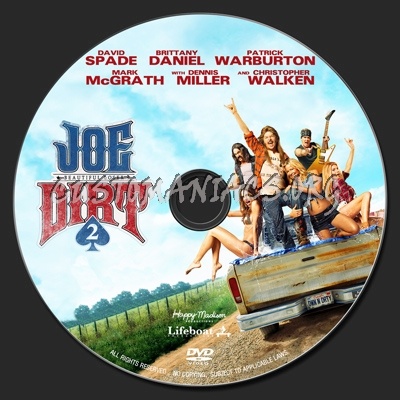 Joe Dirt 2 : Beautiful Loser (2015) dvd label
