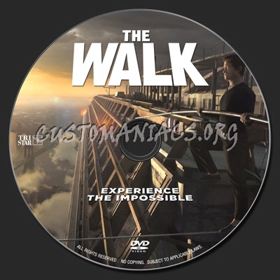 Walk, The (2015) dvd label