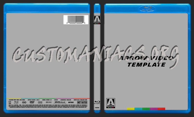 Arrow Video Blu-ray Template dvd label