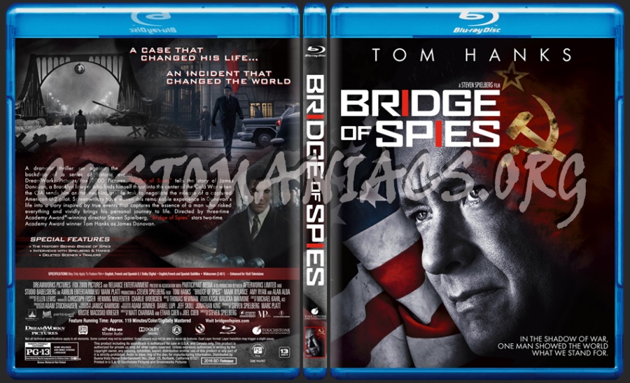 Bridge Of Spies dvd cover