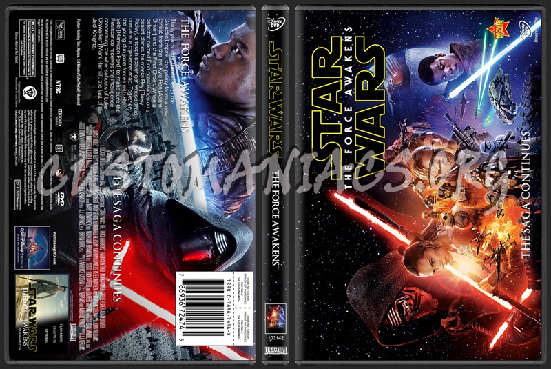Star Wars The Force Awakens dvd cover
