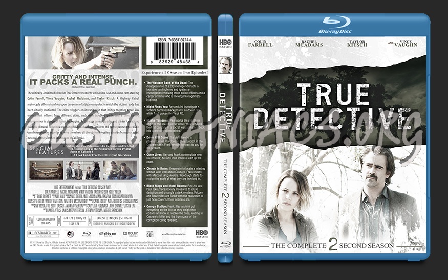 True Detective Season 2 blu-ray cover
