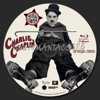 Charlie Chaplin The Mutual Comedies blu-ray label - DVD Covers & Labels ...