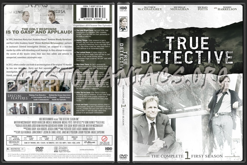 True Detective Season 1 dvd cover