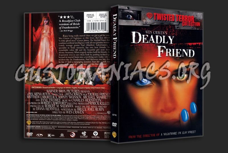 Deadly Friend dvd cover