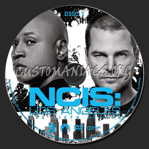 NCIS: Los Angeles Season 6 dvd label