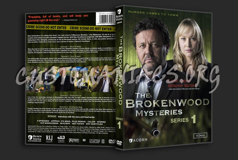 The Brokenwood Mysteries - Series 1 dvd cover