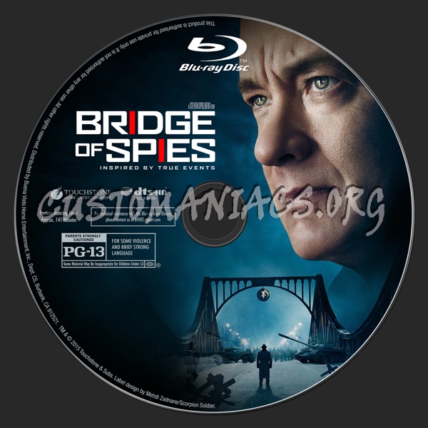 Bridge of Spies blu-ray label