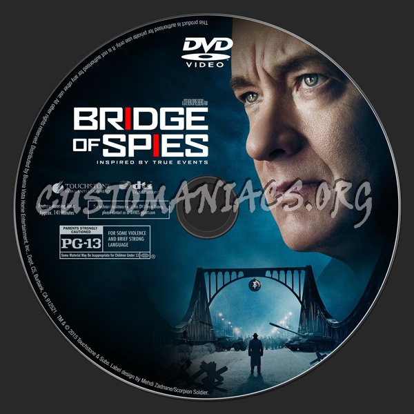 Bridge of Spies dvd label