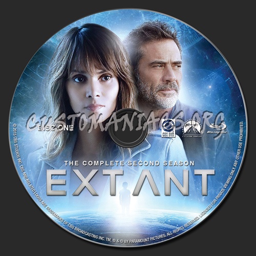 Extant Season 2 blu-ray label