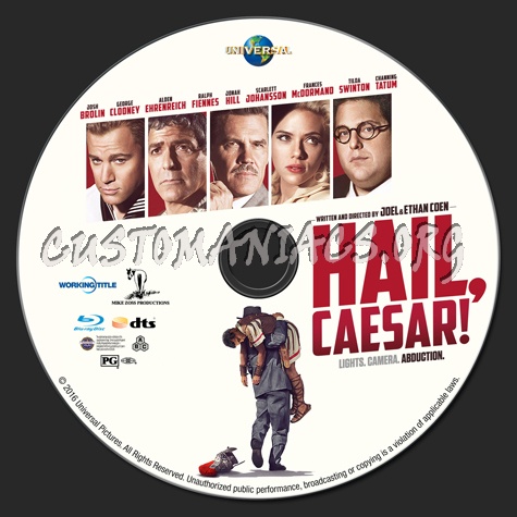 Hail, Caesar! blu-ray label