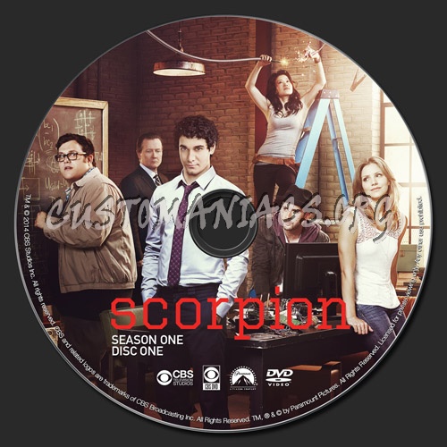 Scorpion - Season 1 dvd label