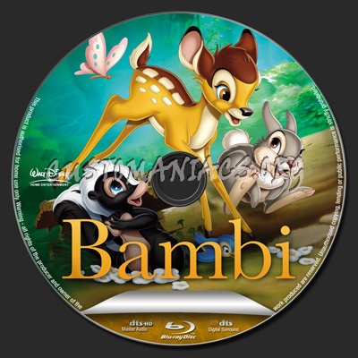 Bambi blu-ray label