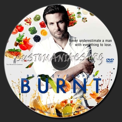 Burnt (2015) dvd label