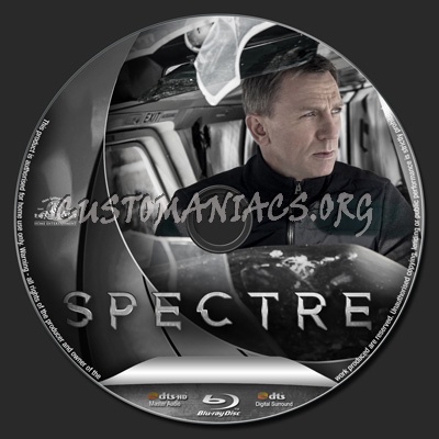 Spectre blu-ray label