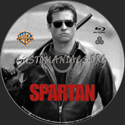 Spartan blu-ray label