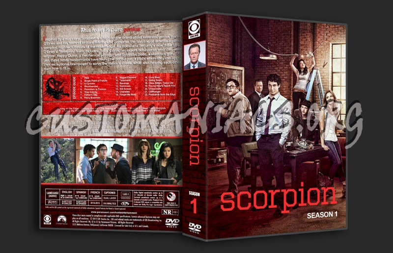 Scorpion - Season 1 dvd cover