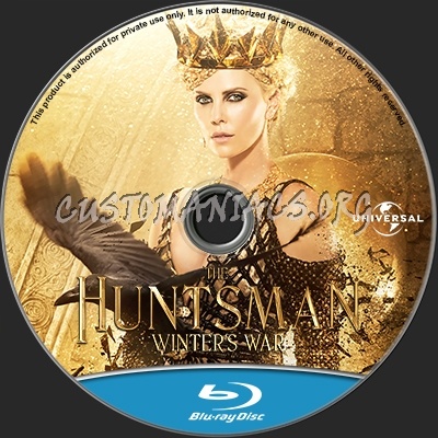 The Huntsman - Winter's War blu-ray label