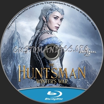 The Huntsman - Winter's War blu-ray label