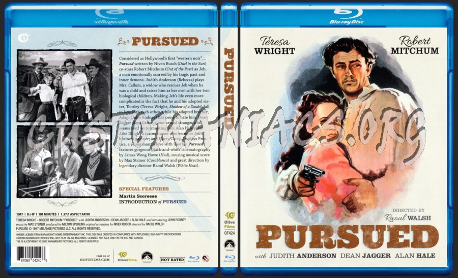 Pursued blu-ray cover