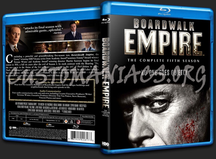 Boardwalk Empire Season 5 blu-ray cover