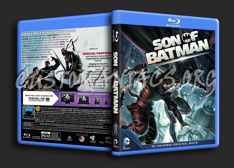 Son of Batman blu-ray cover
