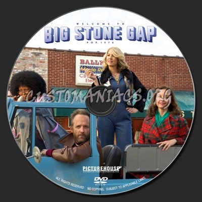 Big Stone Gap (2015) dvd label