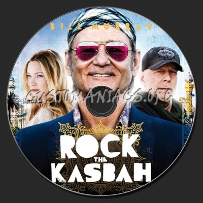 Rock The Kasbah (2015) dvd label