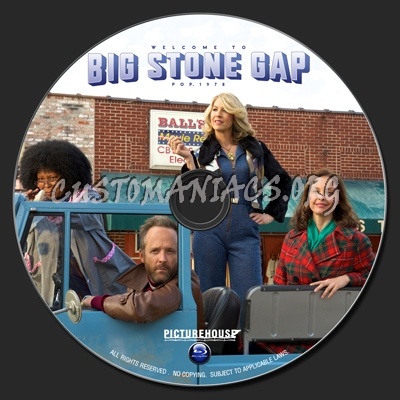 Big Stone Gap (2015) blu-ray label