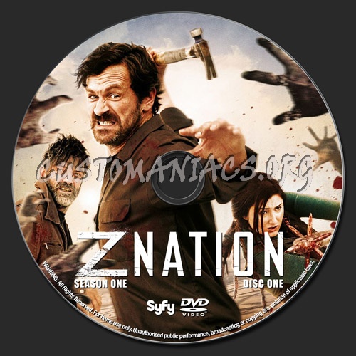 Z Nation - Season 1 dvd label
