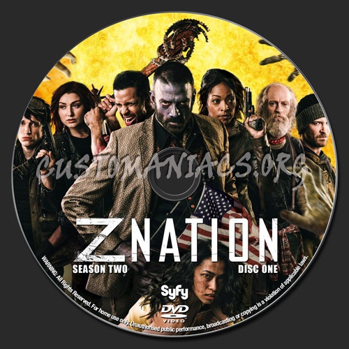 Z Nation - Season 2 dvd label