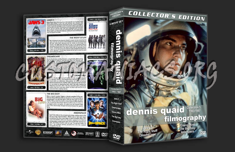 Dennis Quaid Film Collection - Set 3 (1983-1987) dvd cover