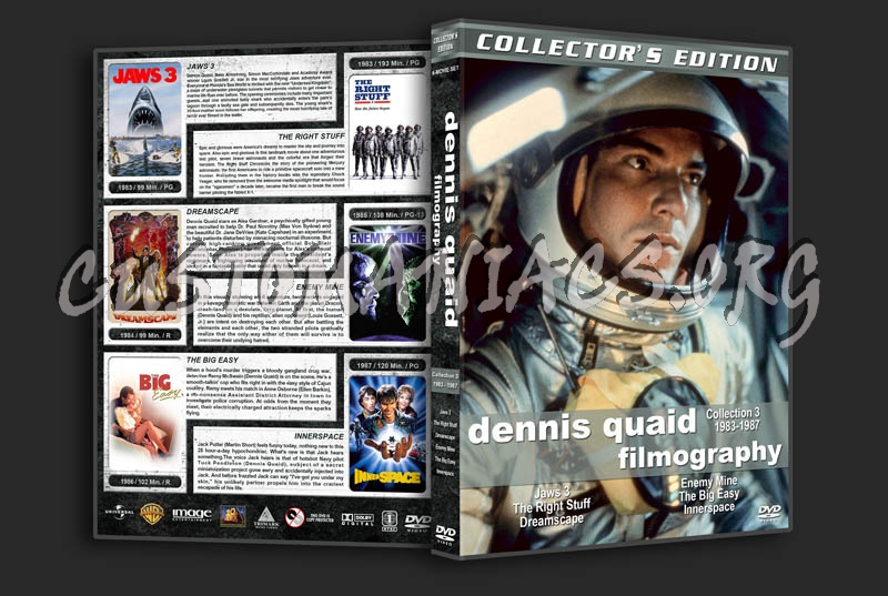 Dennis Quaid Film Collection - Set 3 (1983-1987) dvd cover