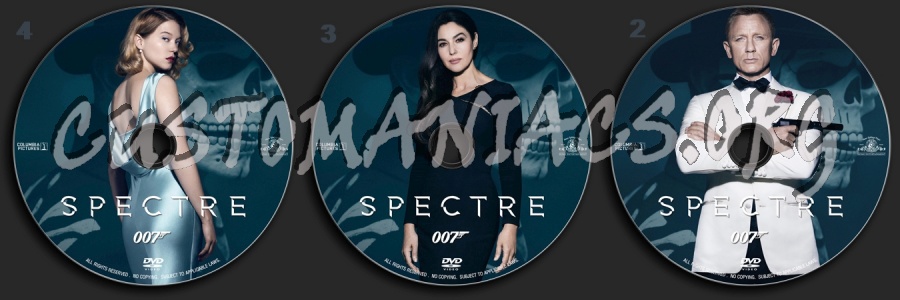 Spectre (2015) dvd label