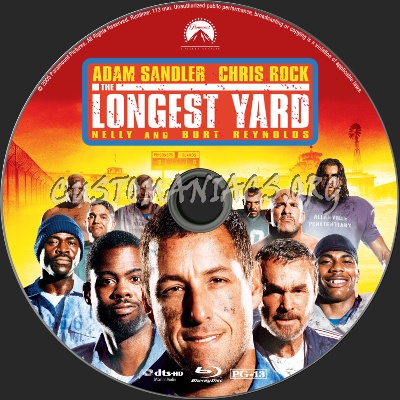 The Longest Yard blu-ray label