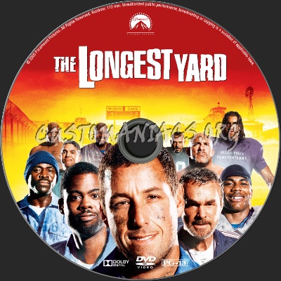 The Longest Yard dvd label