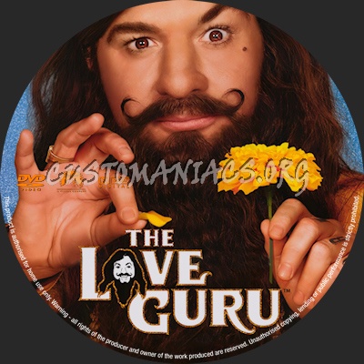 The Love Guru dvd label