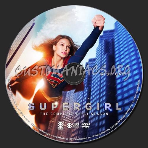 Supergirl - Season 1 dvd label