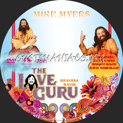 The love Guru dvd label