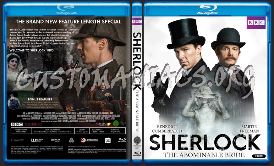 Sherlock: The Abominable Bride dvd cover