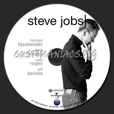 Steve Jobs (2015) blu-ray label