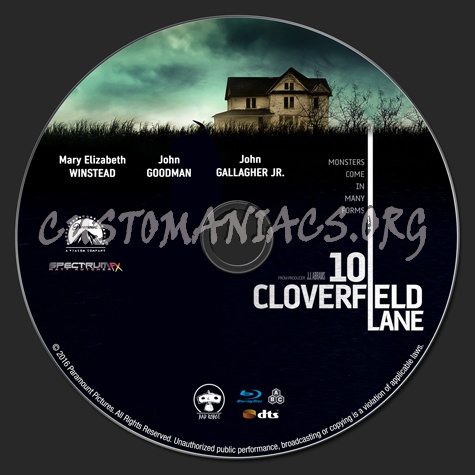 10 Cloverfield Lane blu-ray label