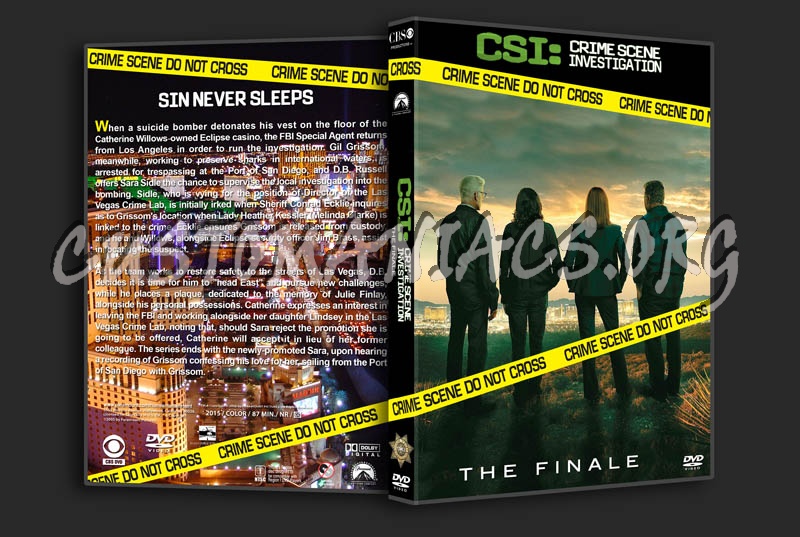 CSI: Crime Scene Investigation - The Finale dvd cover