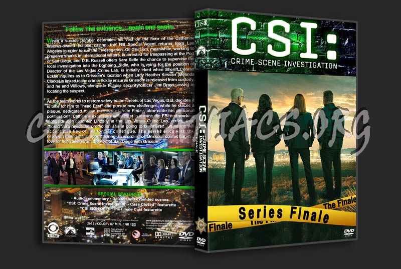 CSI: Crime Scene Investigation - The Finale dvd cover