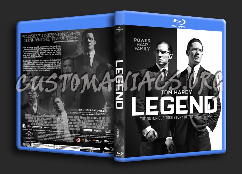 Legend (2015) dvd cover