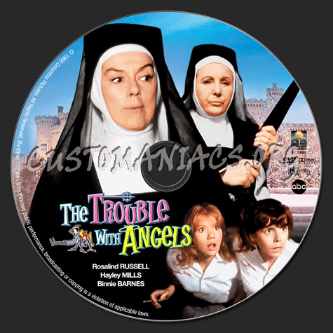 The Trouble with Angels dvd label
