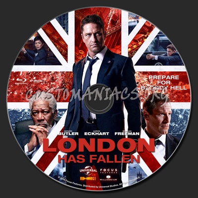 London Has Fallen blu-ray label