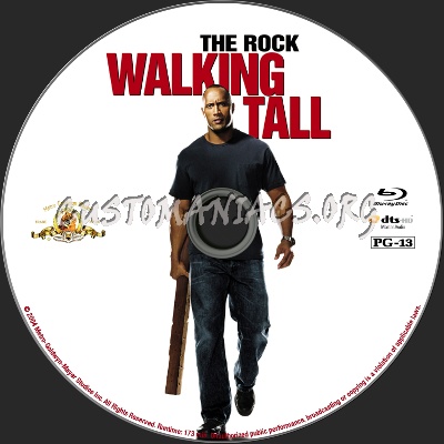 Walking Tall blu-ray label
